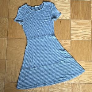 Fitted sweater dress